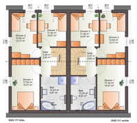 Bärenhaus - Duo 117 - Grundriss DG
