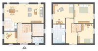 Danhaus - Haus Adelby - Grundrisse