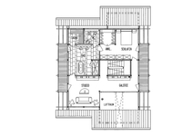 DAVINCI HAUS Kundenhaus Rosenberg - Grundriss Dachgeschoss DAVINCI HAUS Kundenhaus Rosenberg - Grundriss Dachgeschoss