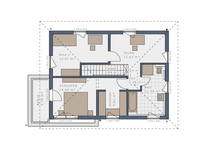 Schwabenhaus - Solitaire 125 E7 - Grundriss OG