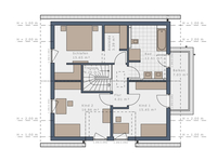 Schwabenhaus - Solitaire 145 E2 - Grundriss OG