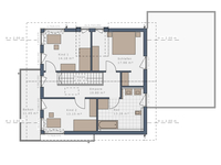 Schwabenhaus - Solitaire 145 E6 - Grundriss OG