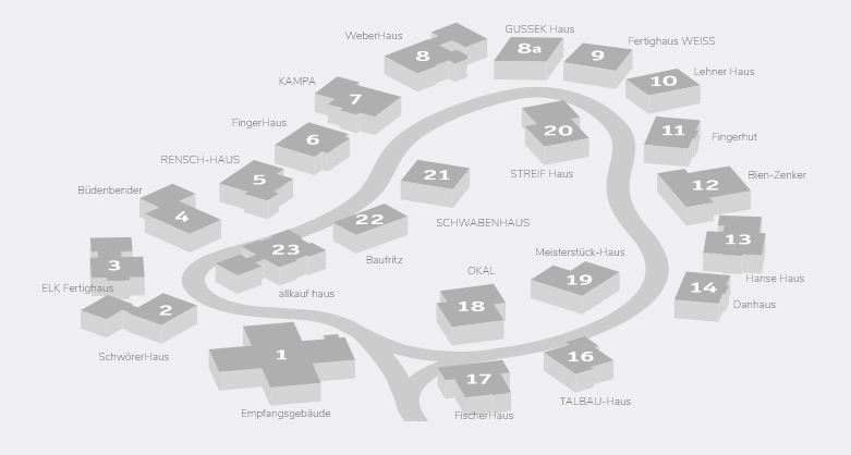 Musterhauspark Günzburg Lageplan