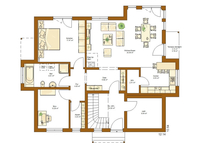 RENSCH-HAUS - Haus CLOU 202 - Grundriss Erdgeschoss