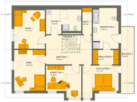 Living Haus - SOLUTION 230 V4 - Grundriss Dachgeschoss