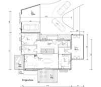 Sonnleitner Holzbauwerke - Kundenhaus Obersdorf - Grundriss Erdgeschoss