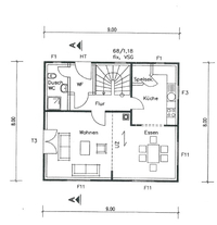 Haus Rheintal - Grundriss EG