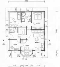 Variantenhaus - Grundriss EG