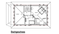 Vöma-Bio-Bau - Haus Florenz- Grundriss Dachgeschoss