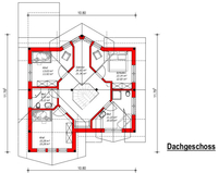 Vöma-Bio-Bau - Haus Pro Ambiente- Grundriss Dachgeschoss