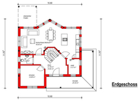 Vöma-Bio-Bau - Haus Pro Ambiente- Grundriss Erdgeschoss