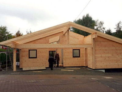 Fullwood Blockhaus in der Südwestpfalz im Dezember 2016