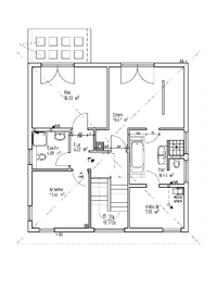 LUXHAUS Walmdach 150 - Grundriss DG